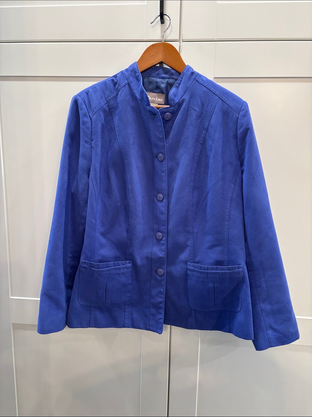 TanJay Bluey Purple Button-Front Jacket